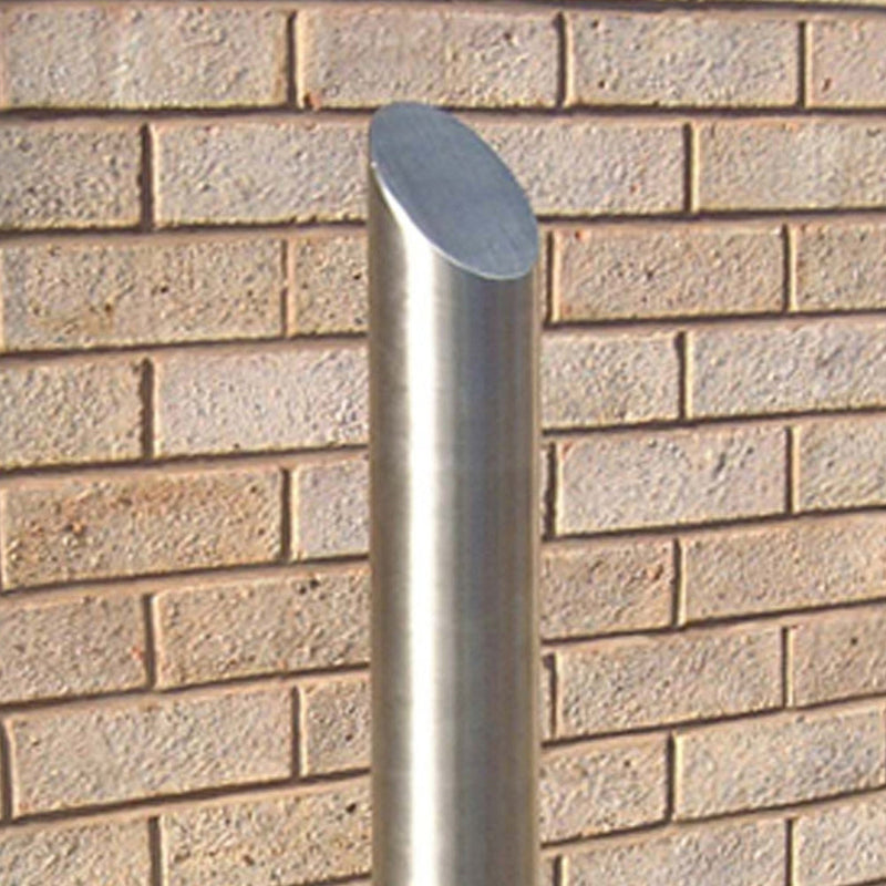 Mitre Top Bollard 1000mm Above Ground 60mm - 168mm Diameter Stainless Steel