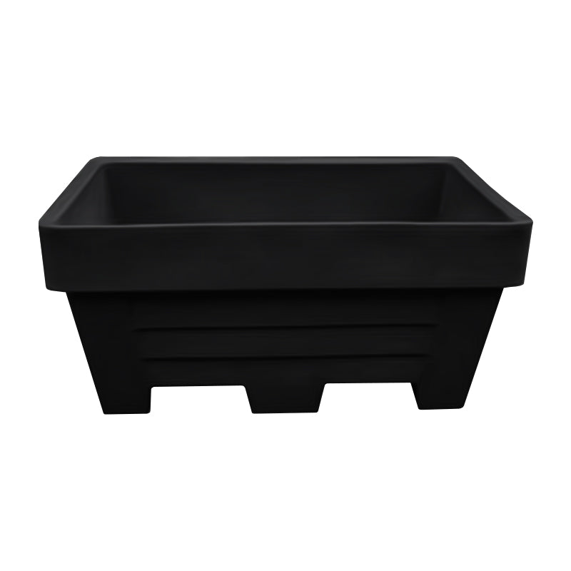 Black 250 Litres - Twin Skin Fork Lift Mortar Tub