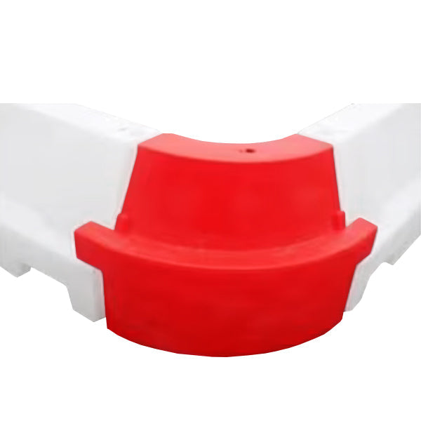 Red EVO Water Filled Angle Corner Barrier for Evo 1 & 1.5 Barriers – Creates Gap-Free No Entry Zone, Easy to Install, Ideal for Safety and Traffic Control