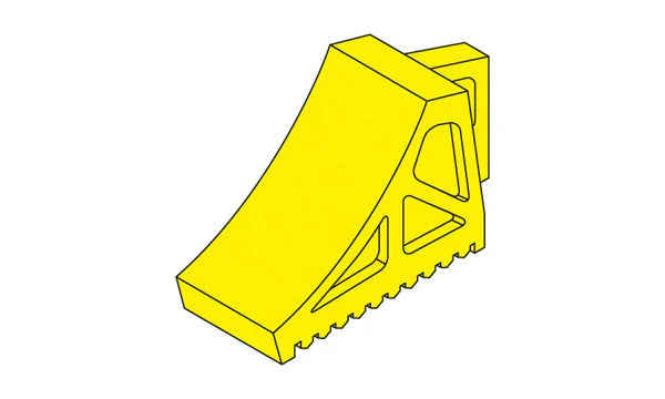 Trailor LGV Rubber Wheel Chock