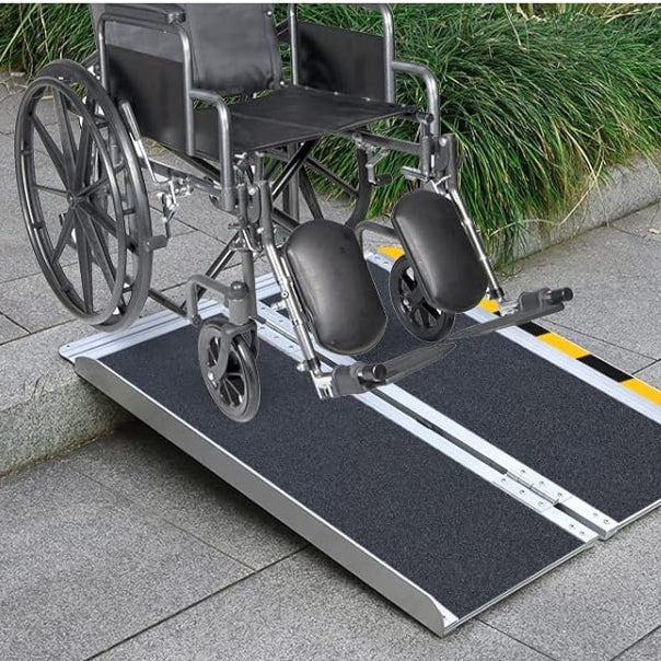 Heavy-Duty Portable Multi-Fold Wheelchair Ramps for Superior Accessibility