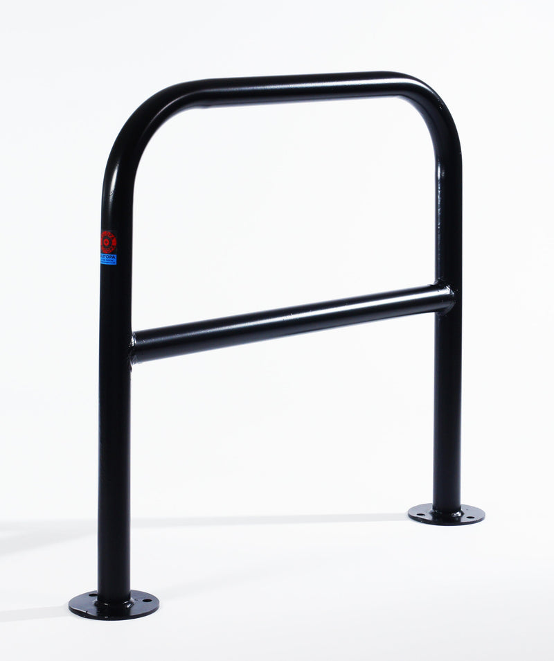 Bilton Tubular Cycle Stand for 2 Bikes, 48mm Galvanized Steel, Flanged or Ragged, Stainless Steel Option, Durable & Secure Bicycle Rack for Outdoors