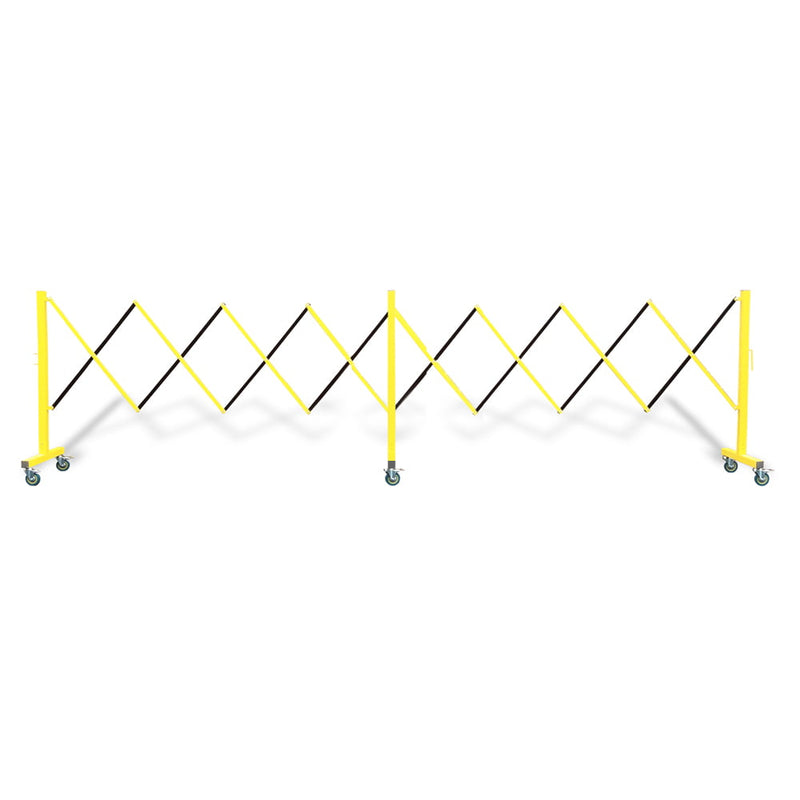 White Smoke Expanding Safety Barrier - 4.9m
