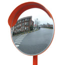 Slate Gray External Convex Mirror With Hood