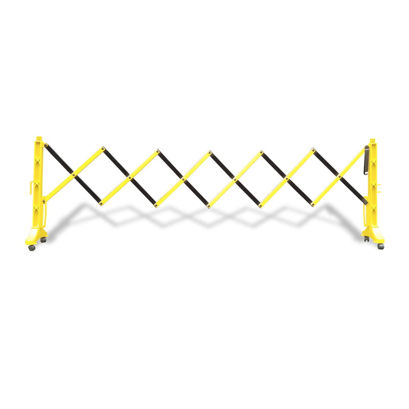 Antique White Expanding Plastic Barrier - 3.4m
