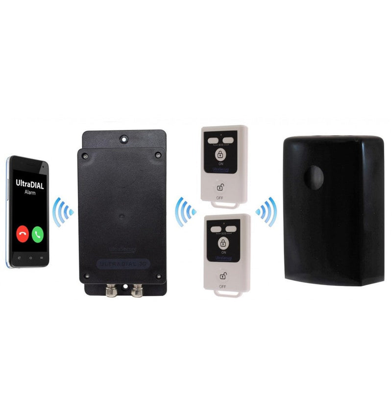 Black Battery GSM UltraDIAL Alarm with 1 x Outdoor BT PIR