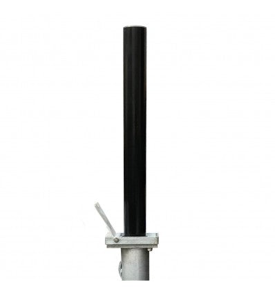 Black Telescopic Security Post - Black