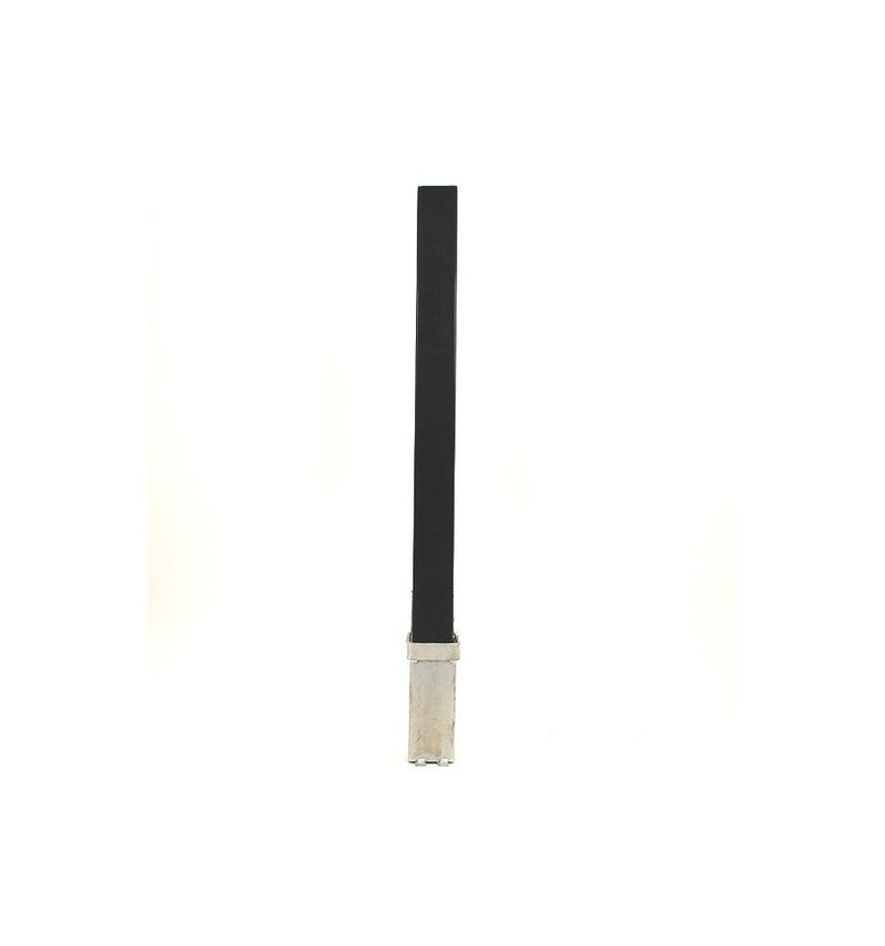 White Smoke Black Removable Security Post With Combination Padlock