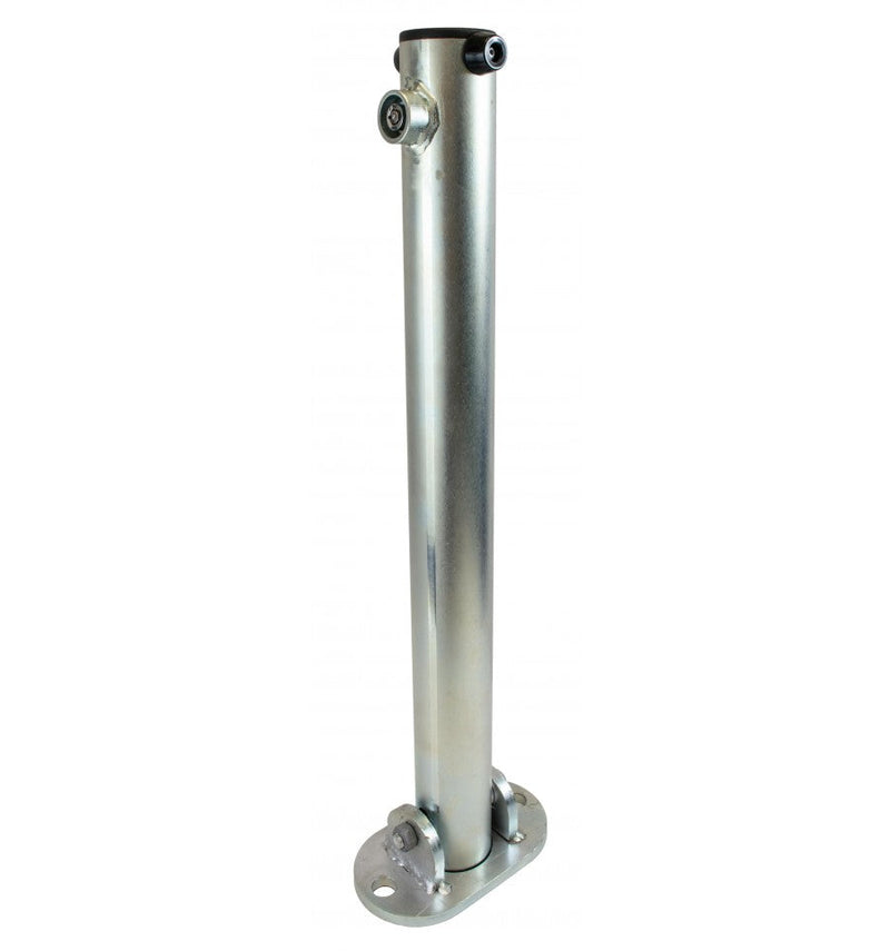 Dark Gray Bolt Down Folding Parking Post