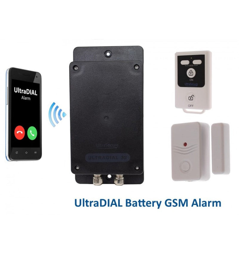 Gray Covert Battery Silent 3G GSM UltraDIAL Door Alarm