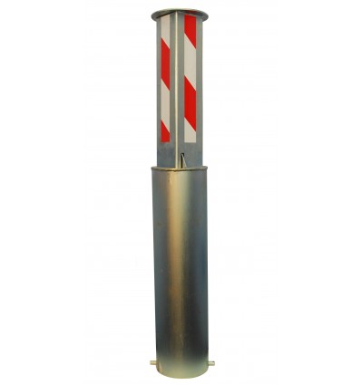 Dim Gray Anti-Ram Telescopic Security Post