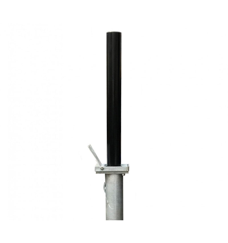 Black Telescopic Security Post - Black