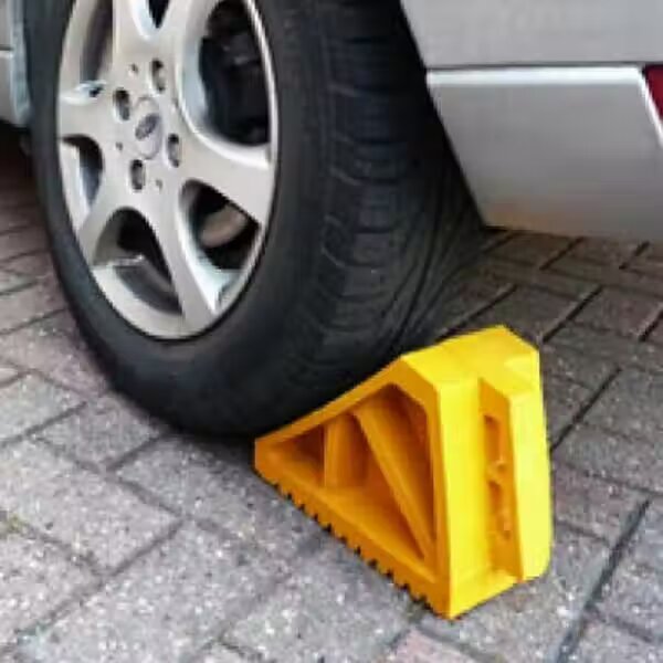 Dark Gray Trailor Rubber Wheel Chock