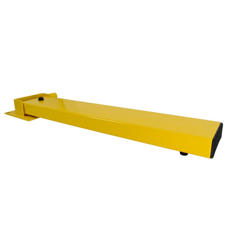 Goldenrod Wide Fold Down Steel Parking Post - Yellow