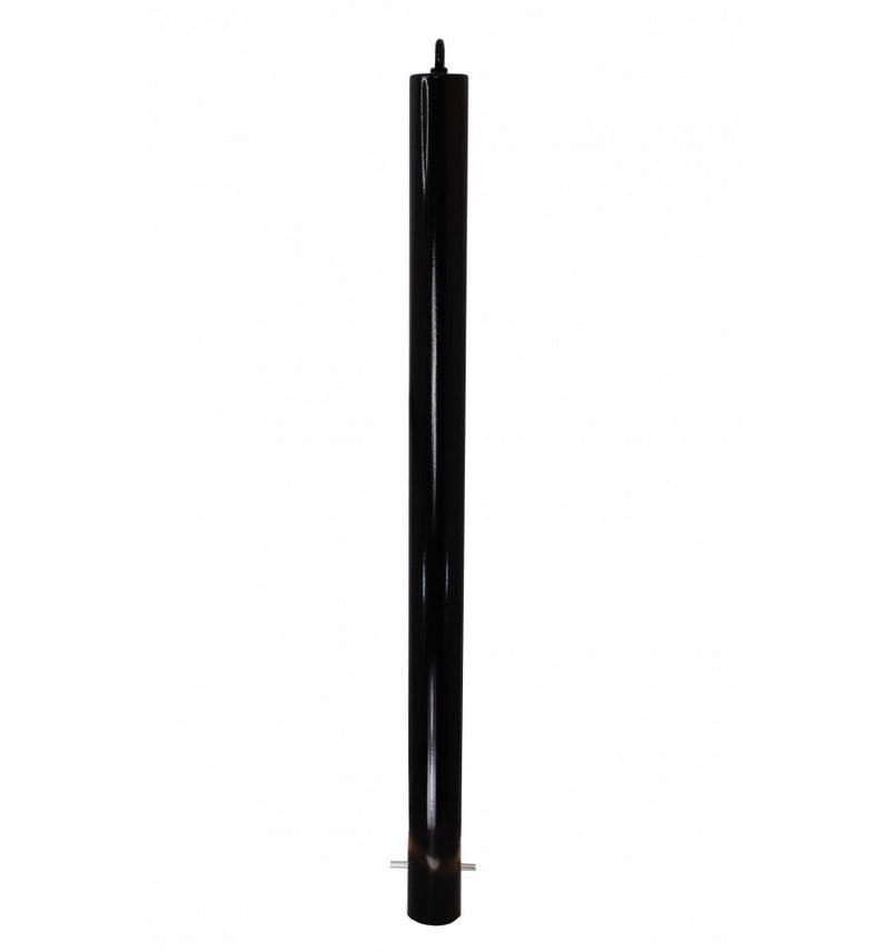 Black Black Spigot Static Bollard - 76mm Dia.