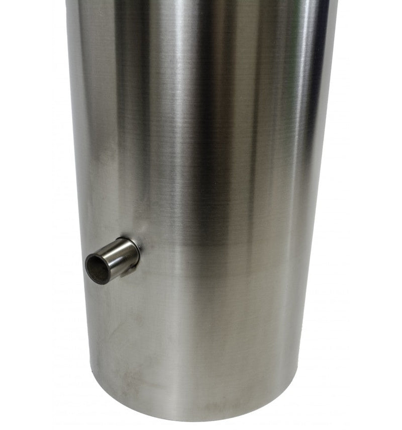 Dim Gray Large Stainless Steel Spigot Designed Bollard - 1.3m x 140mm