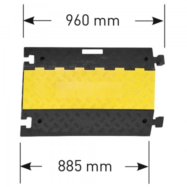 HGV Traffic Cable Protection Ramp - Extra Heavy Duty