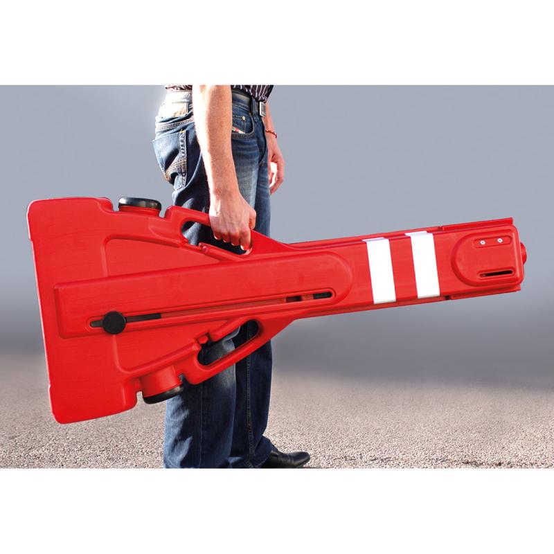 Extending PVC Safety Barrier Versatile Hazard Zone Management Solution