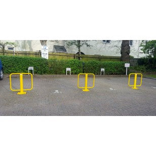 Heavy Duty Winged Integral Lock Parking Barrier