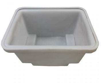 White 300 Litres Universal Forklift Mortar Tub