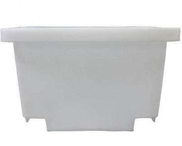 White 300 Litres Universal Forklift Mortar Tub