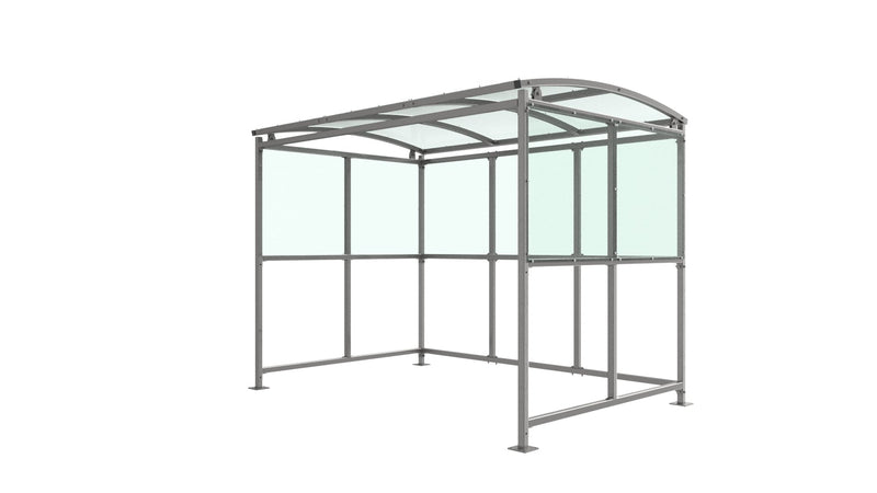 Brandon Cycle Shelter Galvanised Steel Frame Open Sided