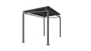 Bedford Galvanised Steel Cycle & Smoking Shelter, Open Sided, Bolt Down, 1-5m Lengths, Extension Bays Available, Mild Steel Frame with Angled Roof