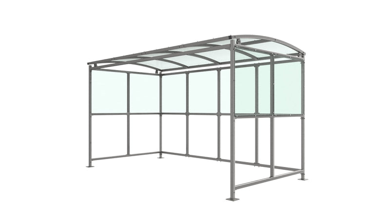 Brandon Cycle Shelter Galvanised Steel Frame Open Sided