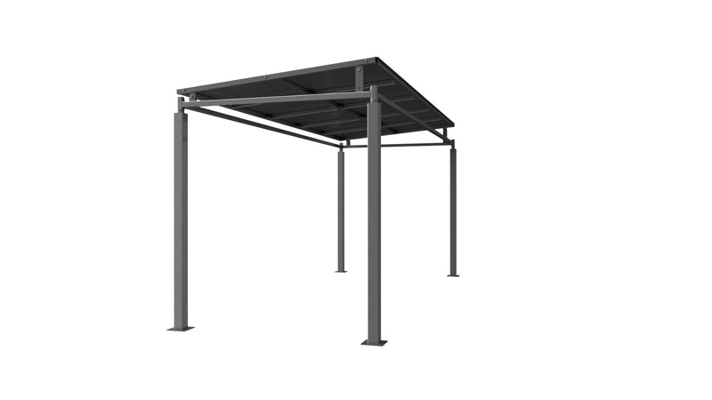 Bedford Cycle / Smoking Shelter Galvanised Steel Frame Open Sided