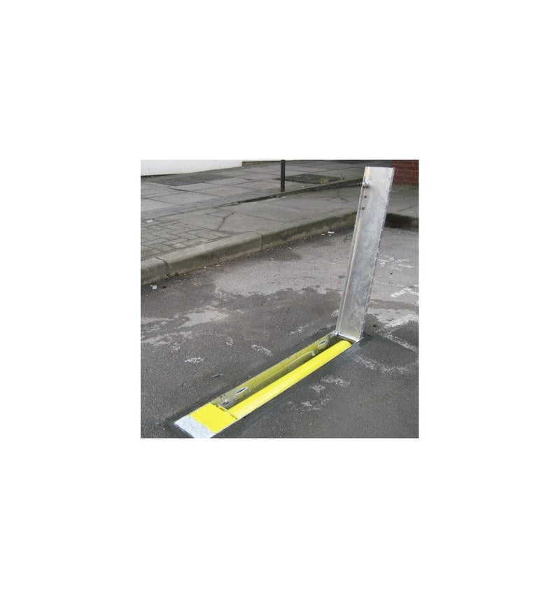 Fold Away Parking Post ( Yellow )