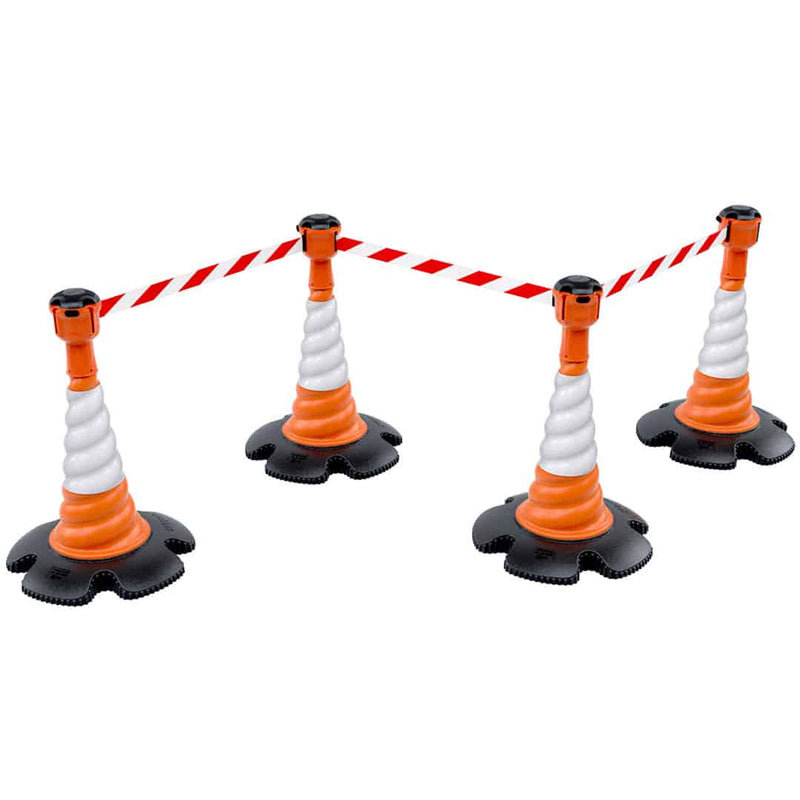 Barrier System | Skipper Traffic Cone Unicart – Includes 6 x Skipper cones, 6 x Skipper units & 1 x Accessory Pack