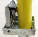 900mm Removable Security Post with Padlock, Galvanised & Coated, High Security Sliding Bolt, Steel Ground Socket, Weather Cap, for Access Control