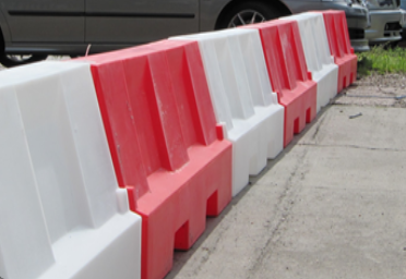 Evo Water Filled Safety Barrier System, Interlocking, UV Stabilized, Stackable, for Traffic Control, Construction, & Outdoor Use – Evo 1, Evo 1.5, Evo 80