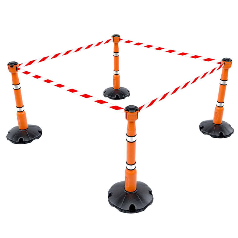 Safety Barrier System | Fully equipped Skipper Orange Unicart