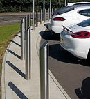 Mitre Top Bollard 1000mm Stainless Steel, Grade 304/316, 60-168mm Diameter, Removable, Flanged, Reinforced, Outdoor Vehicle Access Protection