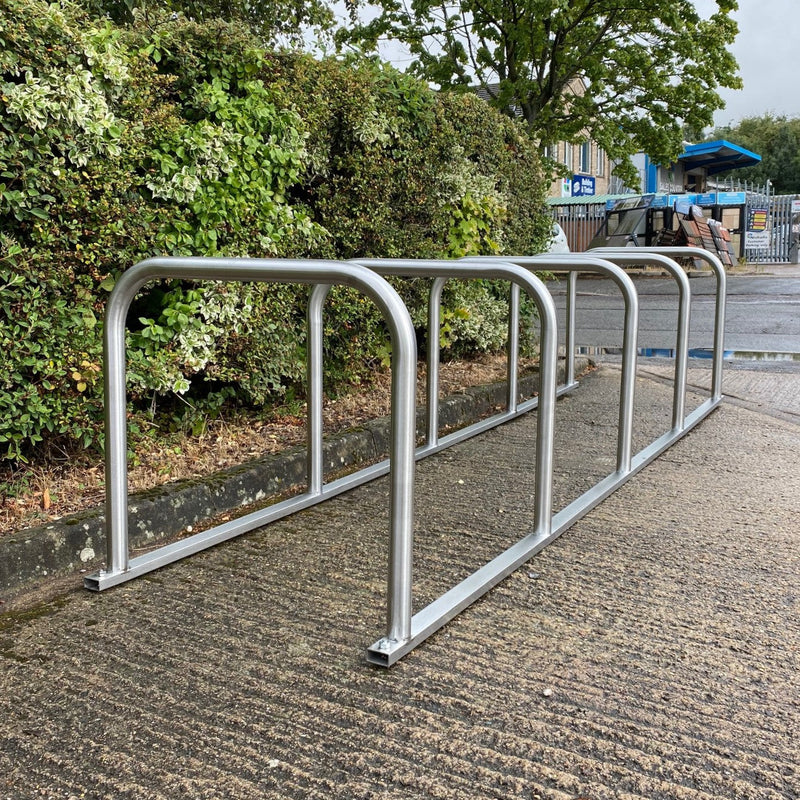 48mm Dia. Sheffield Toastrack Cycle Rack - Heavy-Duty Bike Stand for Secure Parking