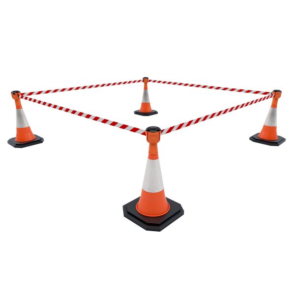 Skipper 36m cone top retractable barrier kit (KIT12)