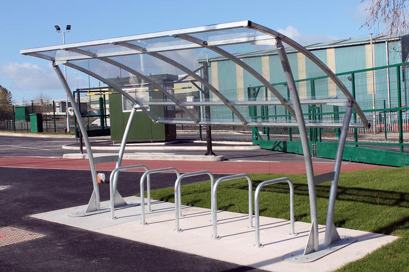 Dark Gray Bowland Cycle Shelter