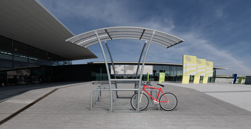 Slate Gray Bowerham Cycle Shelter