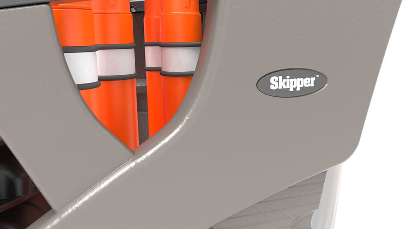 Safety Barrier System | Fully equipped Skipper Orange Unicart