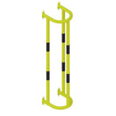 Heavy Duty Wall Mounted Column Pipe Protector, Galvanized Steel, Industrial Pipe Protection for Indoor/Outdoor Use, Bolted Mount, Fits Pipes up to 250mm