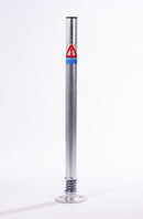 White Smoke Steel Sprung Boundary Post