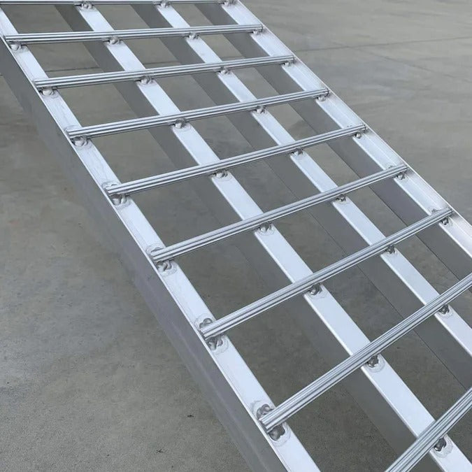 Extra-Wide Motorcycle Loading Ramp – Heavy-Duty, Foldable, Non-Slip, Single/Pair/Kit for Safe Trailer & Truck Loading