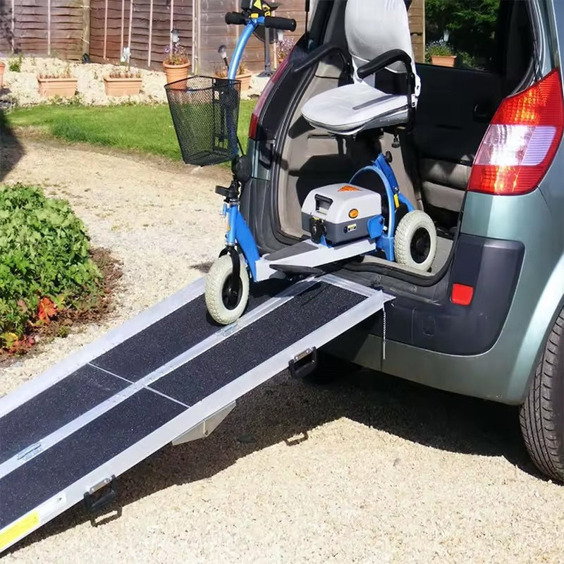 Heavy-Duty Multi-Fold Wheelchair Ramp for Effortless Vehicle Access (4ft - 10ft)