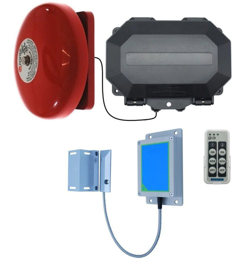 Long Range Wireless Gate Bell with Outdoor Receiver