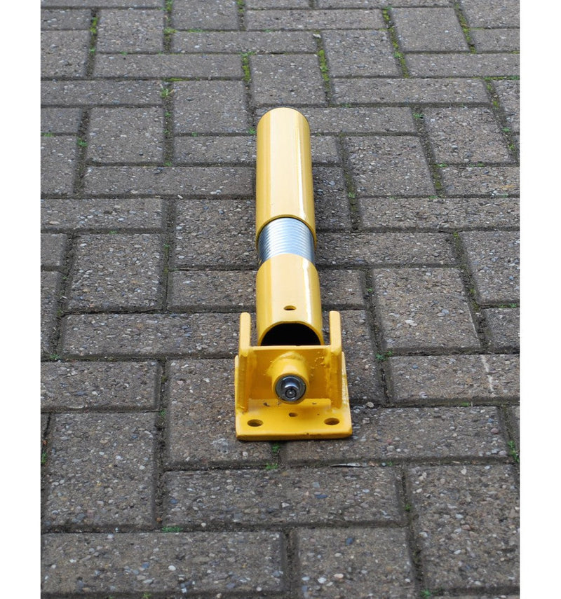 Bendy Flexible Fold Down Parking Post (Yellow)