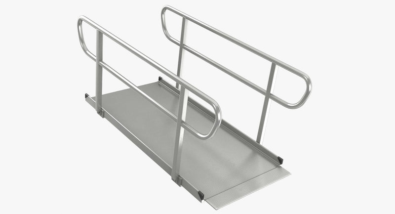 Durable Wheelchair Ramp with Handrails – Perfect for 3ft to 12ft Accessibility