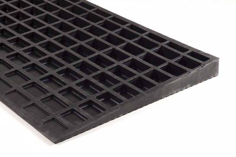 Heavy-Duty Rubber Loading Ramps for Container Thresholds (114-178mm)