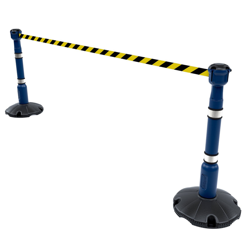 9m free standing retractable barrier kit (KIT10)