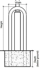 Galvanised Steel Lamp Post Protector with Shield for Car Parks, EV Charging Points & Furniture, Heavy Duty, RAL Color Options, Flange or Extended Legs